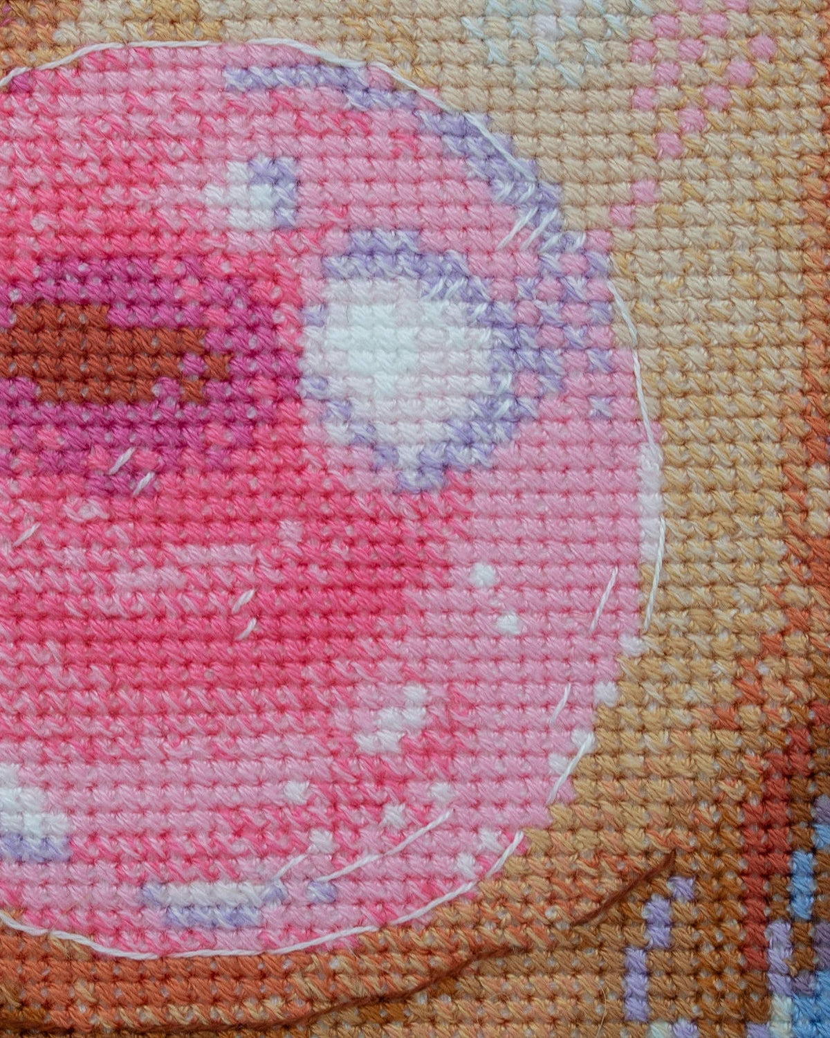 Bubblegum-drømme – AINE Broderikit (20 x 20 cm)