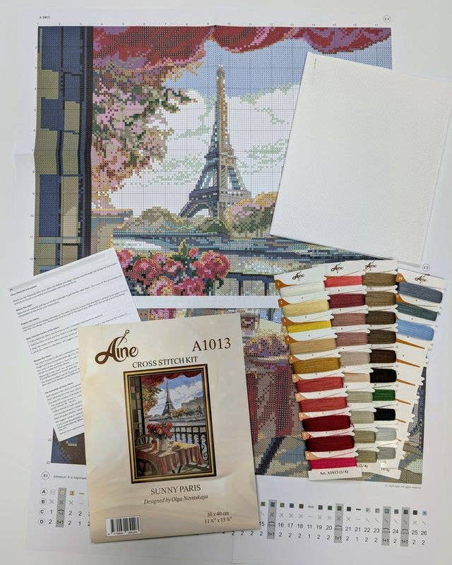 Solrige Paris – AINE Broderikit (30 x 40 cm)
