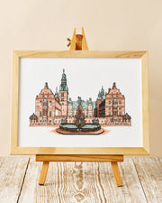 Frederiksborg – Broderikit (24 x 18 cm)