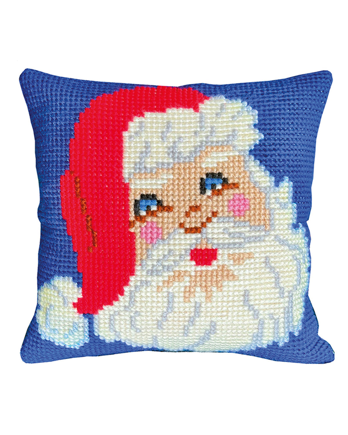Julemand Stramaj Pude – Broderikit (35 x 35 cm)