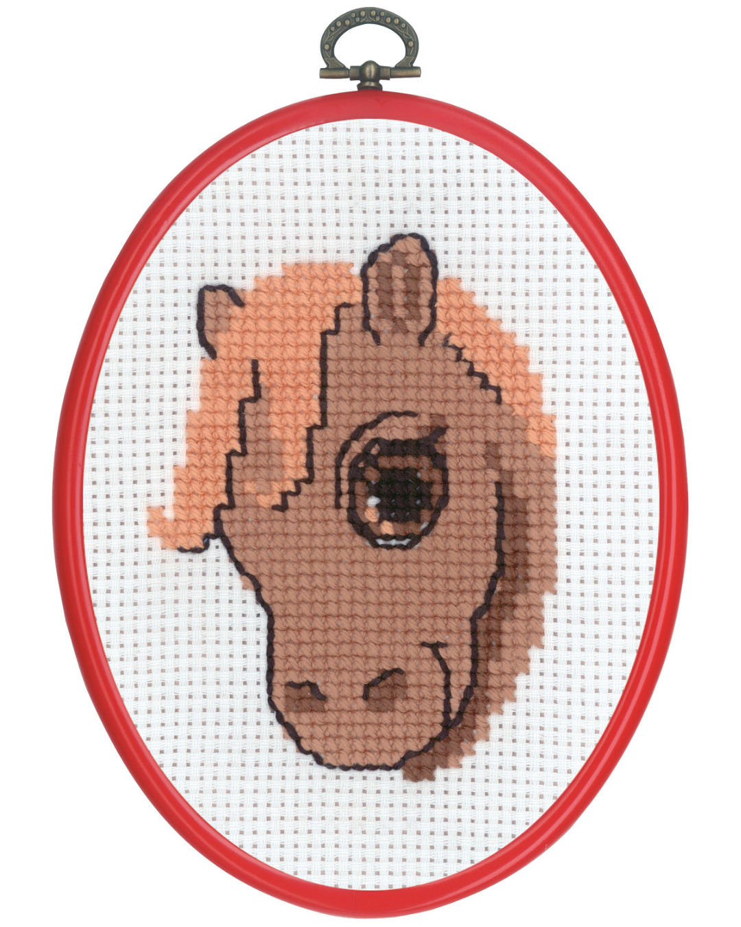 Hest – Begynderkit inkl. ramme (13x18 cm)