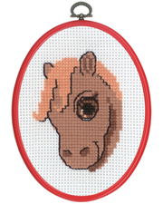Hest – Begynderkit inkl. ramme (13x18 cm)