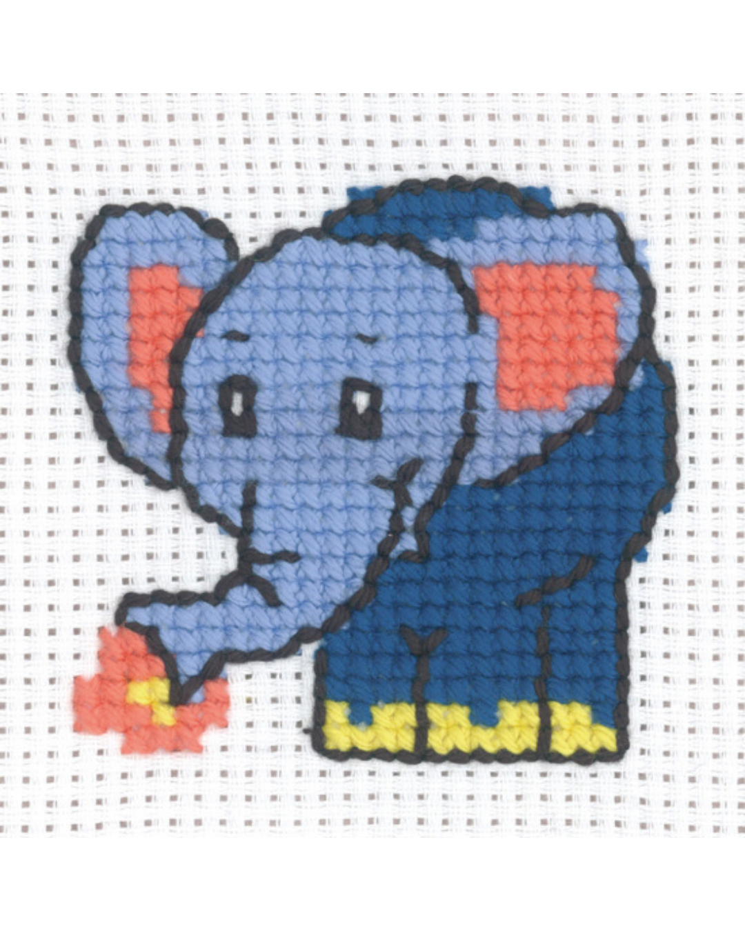 Elefant – Begynderkit (8x8 cm)