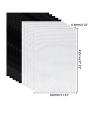 Aida Broderistof 4,3 tr/cm – Hvid (30x45 cm)