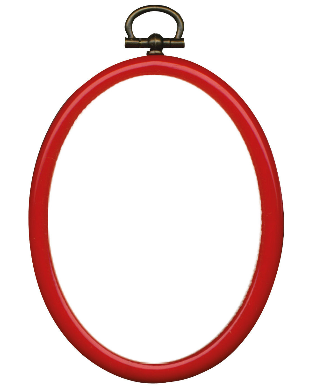 Oval Flexiramme i Plast - Flere farver (7×9 cm)