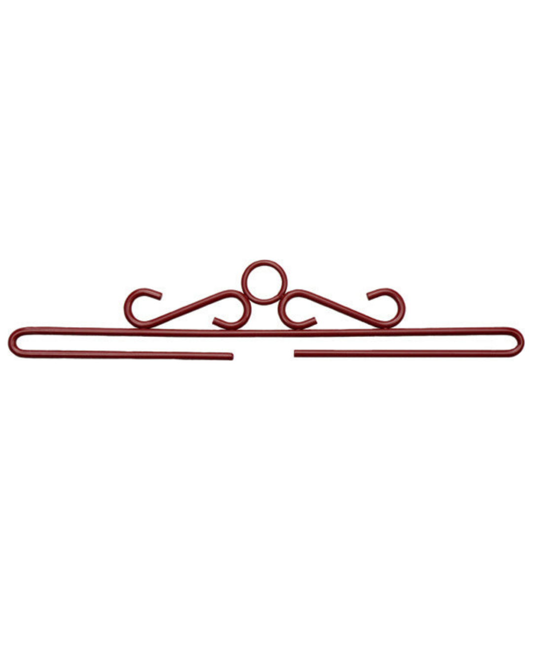 Antikt Rødt Julebeslag (16–55 cm)