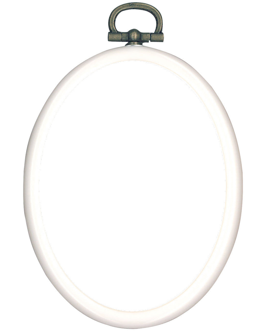 Oval Flexiramme i Plast - Flere farver (7×9 cm)