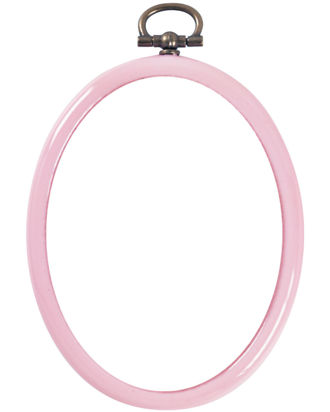 Oval Flexiramme i Plast - Flere farver (7×9 cm)
