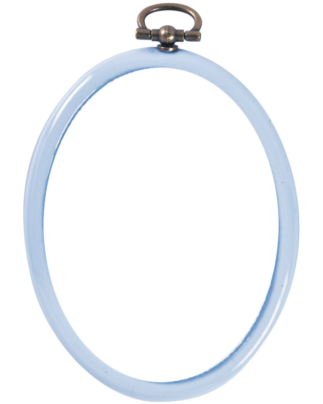 Oval Flexiramme i Plast - Flere farver (7×9 cm)