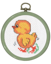 Kylle 1 – Broderikit inkl. ramme (Ø8 cm)