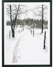 Grafisk Natur Sort/Hvid – Broderikit (42x58 cm)