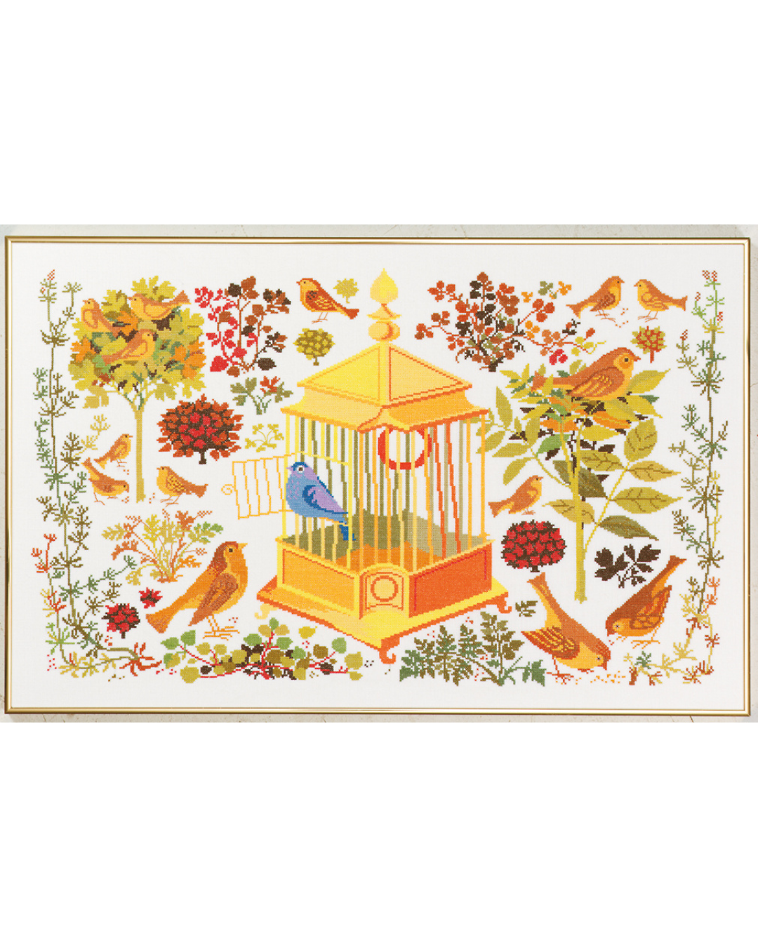 Nattergalen – Broderikit (45x70 cm)