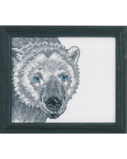 Isbjørn – Broderikit (9x11 cm)