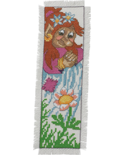 Bogmærke "Troldemor" – Broderikit (7x22 cm)
