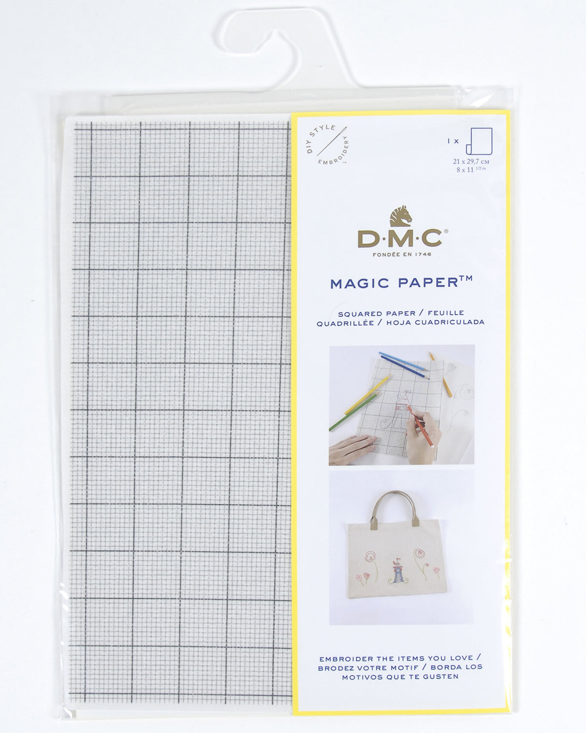 DMC Magic Paper Small – 1 stk. A4 (21×30 cm) til korssting
