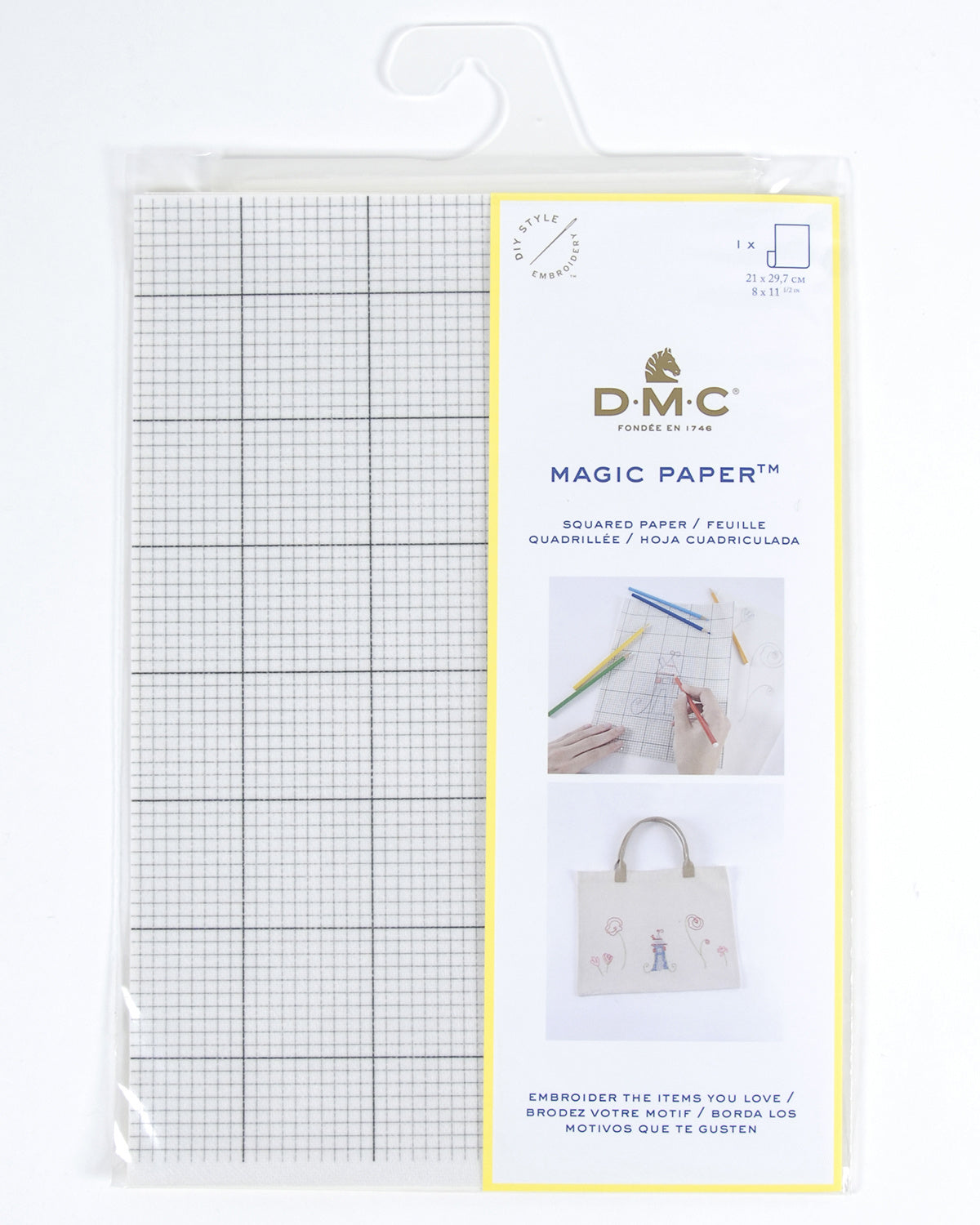 DMC Magic Paper Medium – 1 stk. A4 (21×30 cm) til korssting
