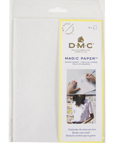 DMC Magic Paper – 2 stk. A5 (Broderipapir til frie sting)