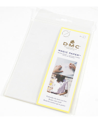 DMC Magic Paper – 2 stk. A5 (Broderipapir til frie sting)