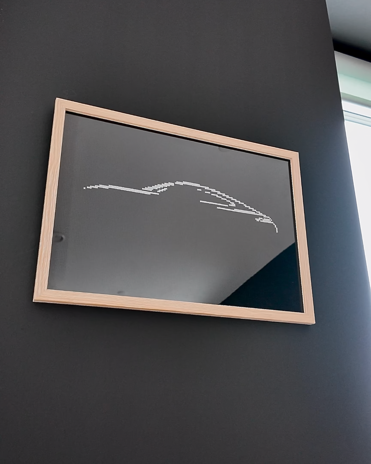 Bil Silhuet Broderimønster