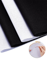 Aida Broderistof 4,3 tr/cm – Sort (30x45 cm)