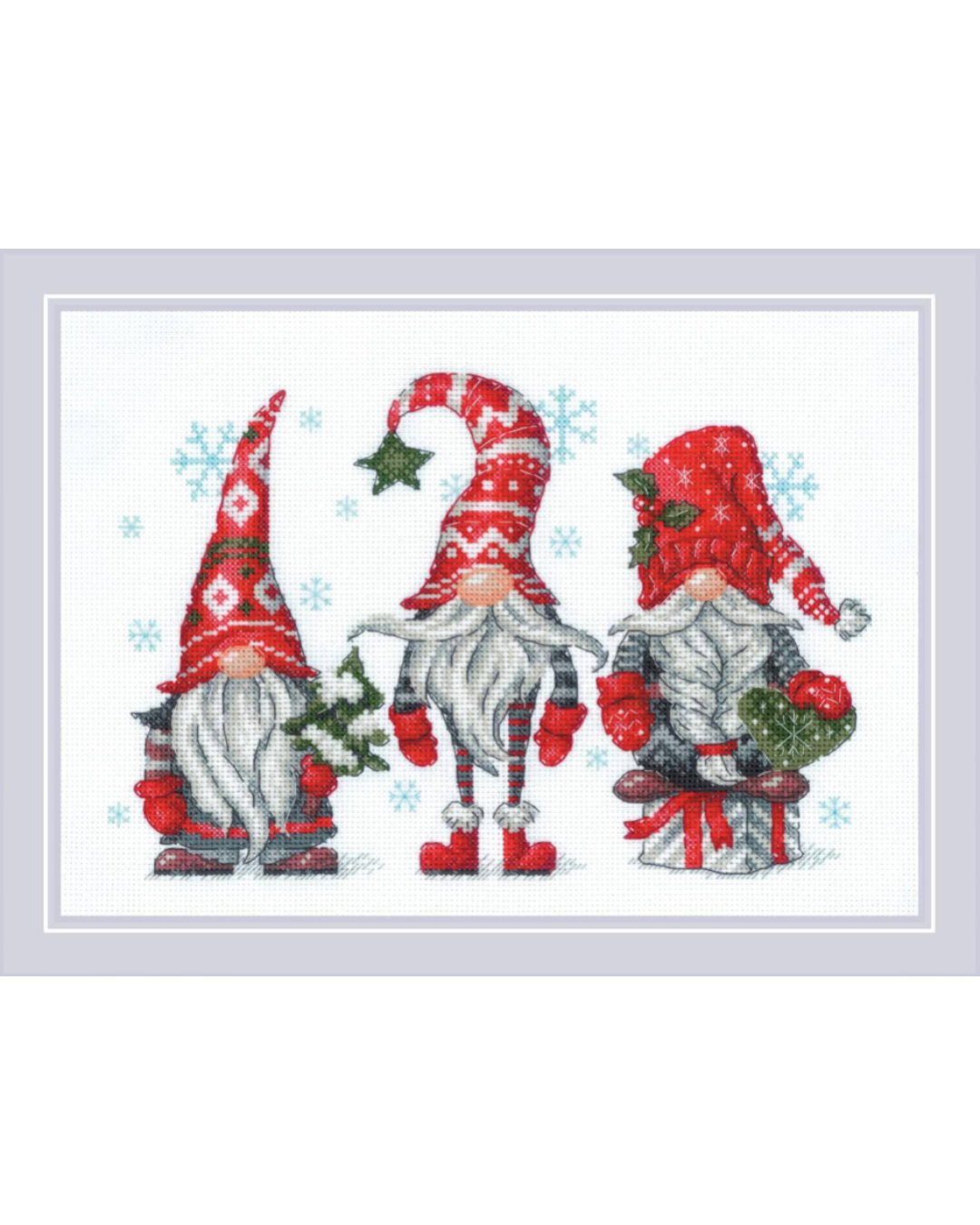 Nisser – RIOLIS Broderikit (30 x 21 cm)