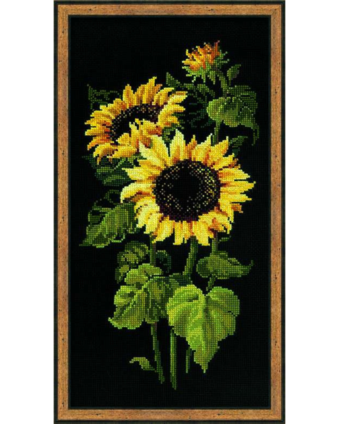 Solsikker - RIOLIS Broderikit (25 x 50 cm)