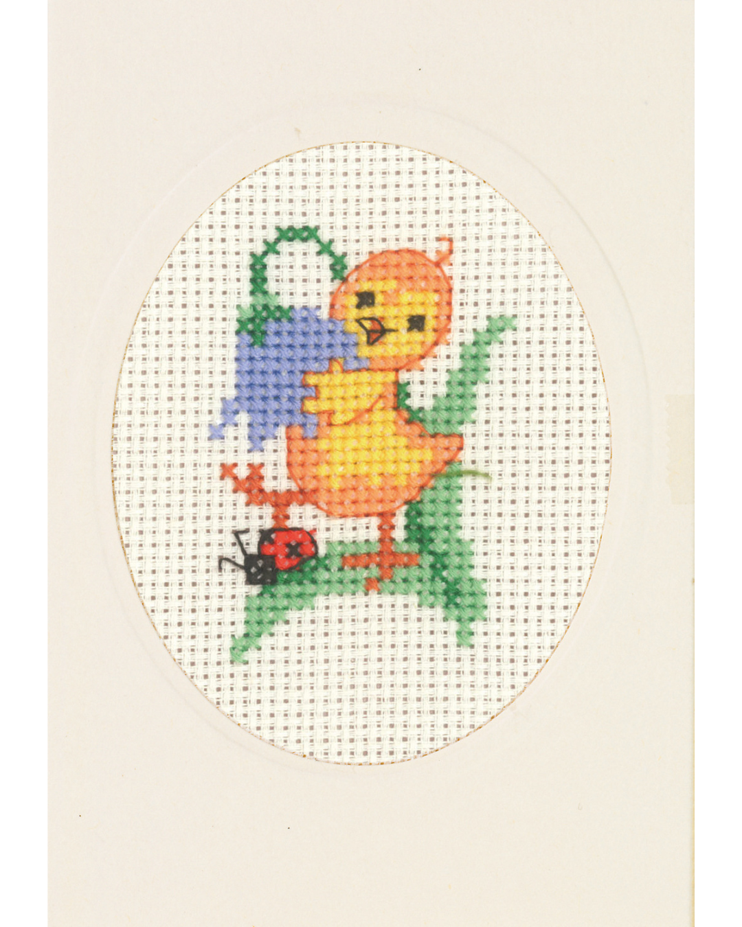 Kylle på tur – Broderikit til kort (9×13 cm)