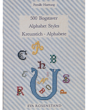 500 Bogstaver, alfabetet i forskellige stilarter - Broderibog