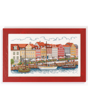 Nyhavn – Broderikit (30x50 cm)