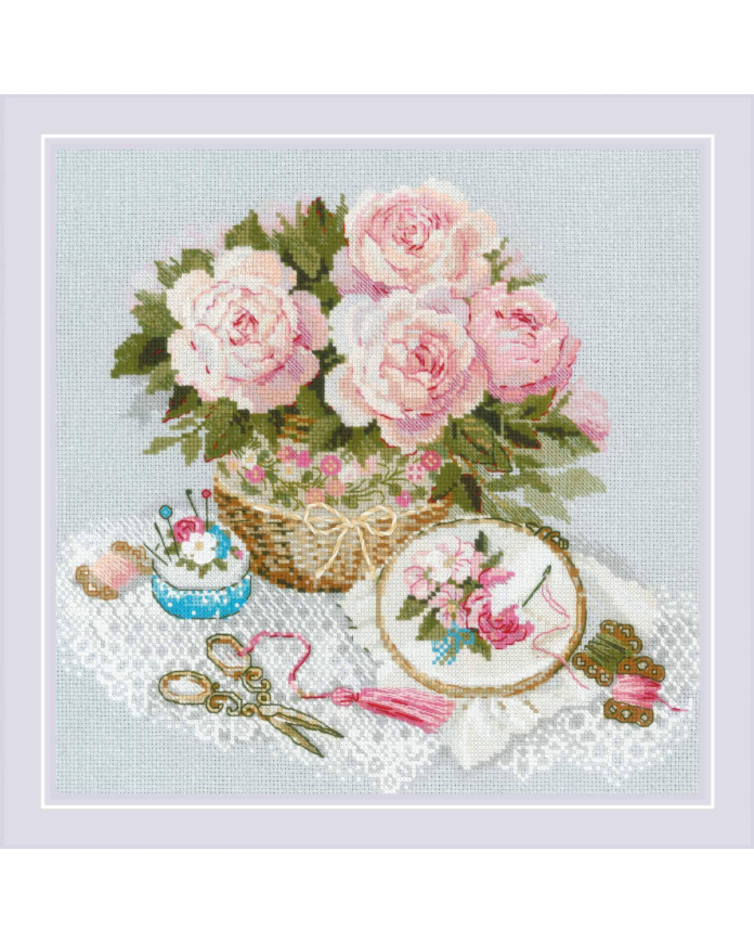 Tid til Broderi – RIOLIS Broderikit (30 x 30 cm)