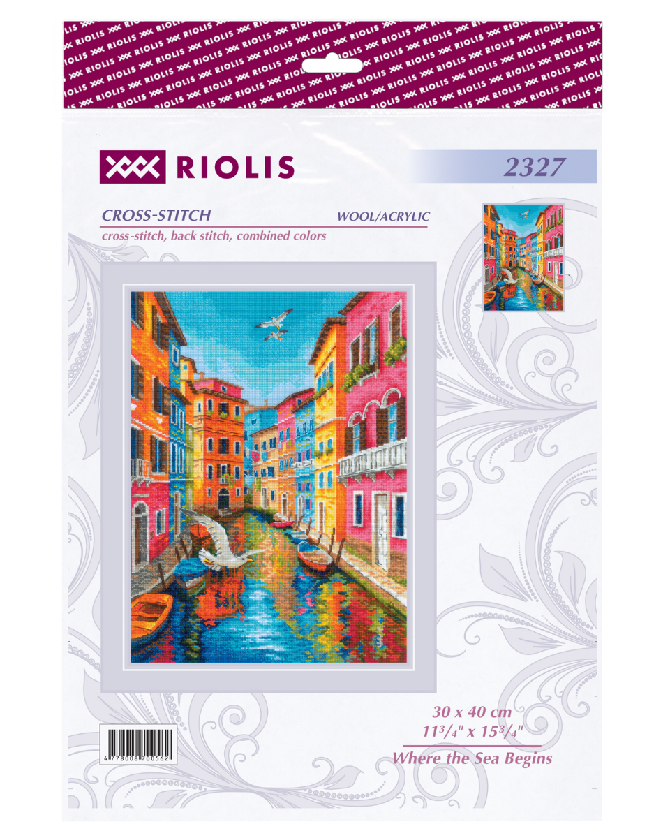 Venedig - RIOLIS Broderikit (30 x 40 cm)