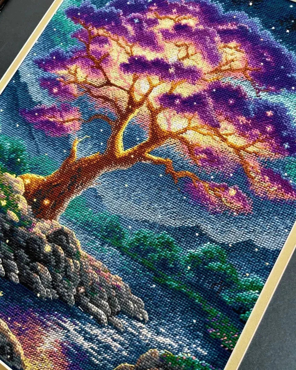 Mystisk Univers – RIOLIS Broderikit (30 x 40 cm)