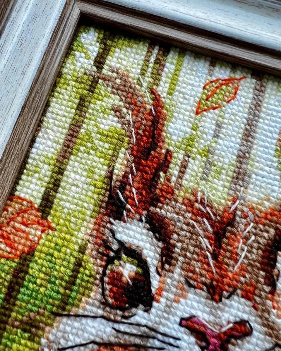 Nutty Delight – RIOLIS Broderikit (15 x 18 cm)
