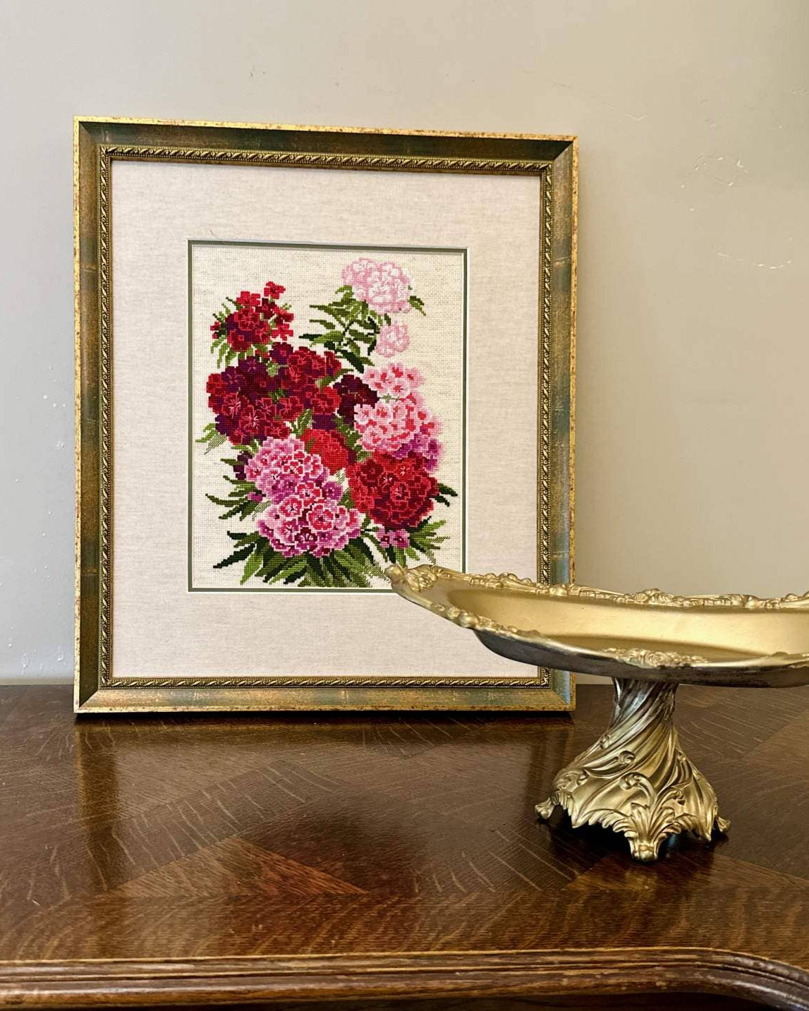 Sweet William – RIOLIS Broderikit (24 x 30 cm)