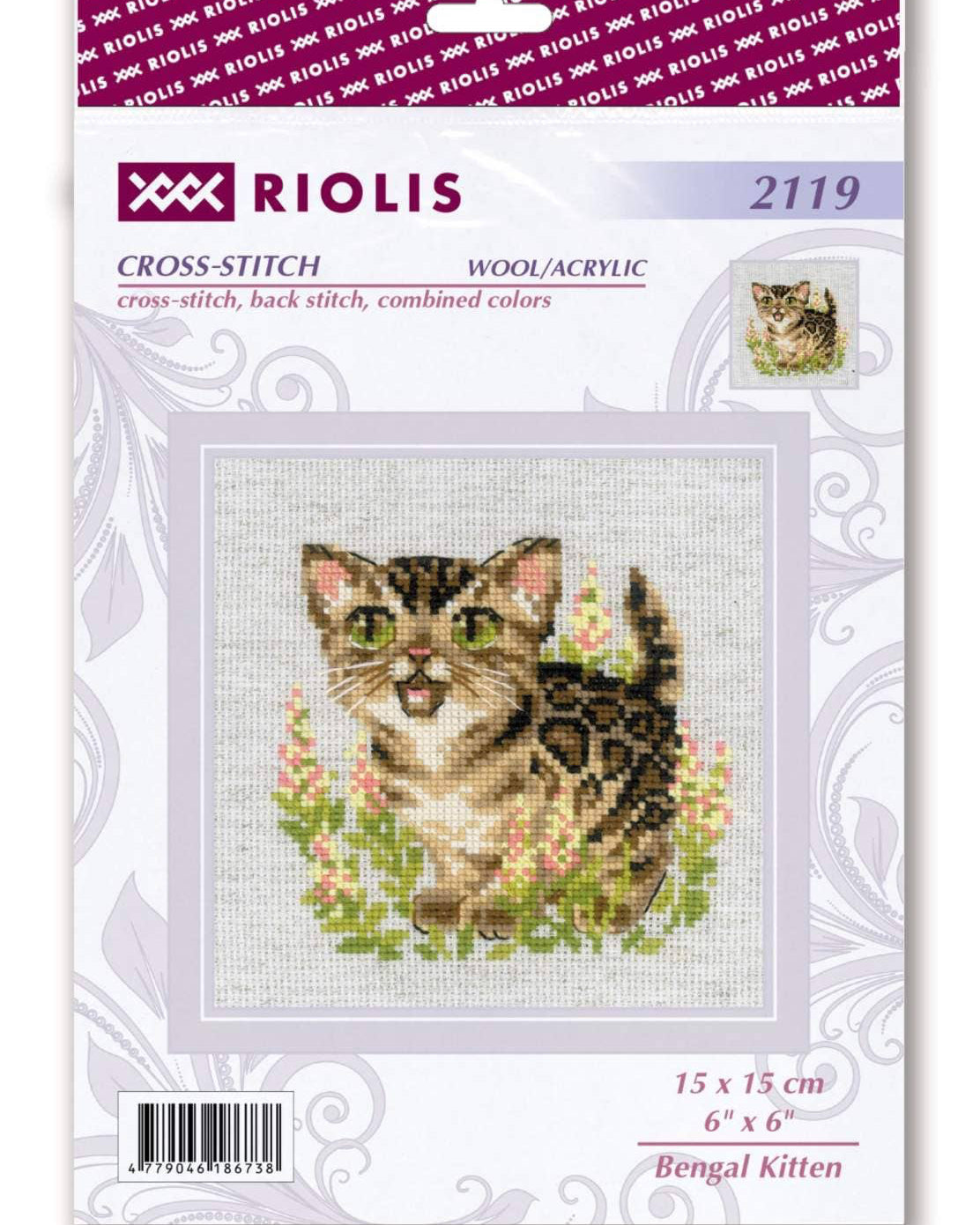 Bengalkilling - RIOLIS Broderikit (15 x 15 cm)