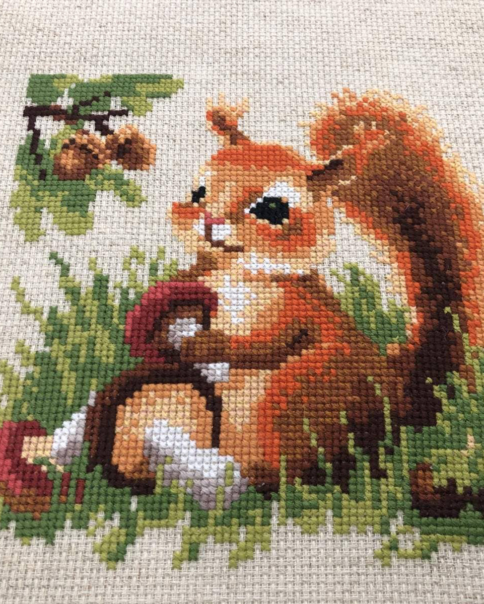 Egern - RIOLIS Broderikit (20 x 20 cm)