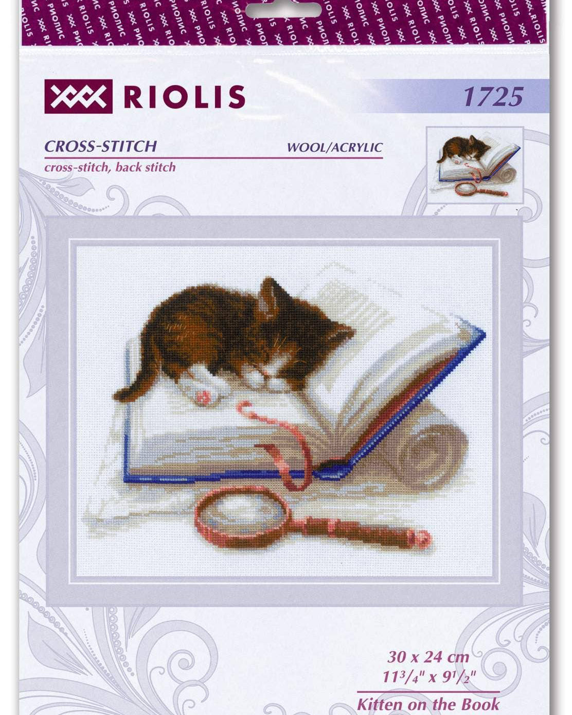 Killing på bogen – RIOLIS Broderikit (30 x 24 cm)