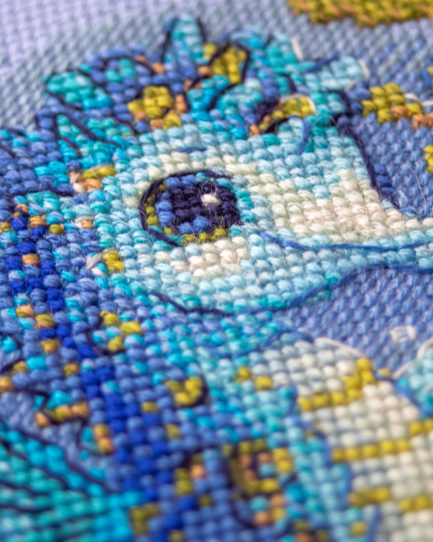 Baby-søhest - AINE Broderikit (15 x 15 cm)