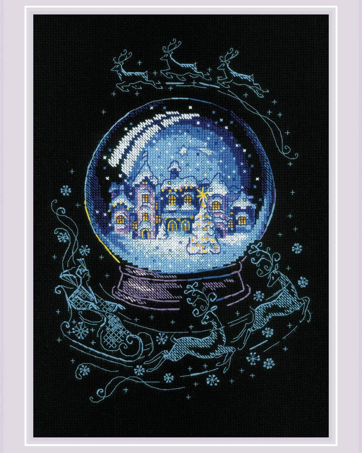 Vintereventyr - RIOLIS Broderikit (21 x 30 cm)