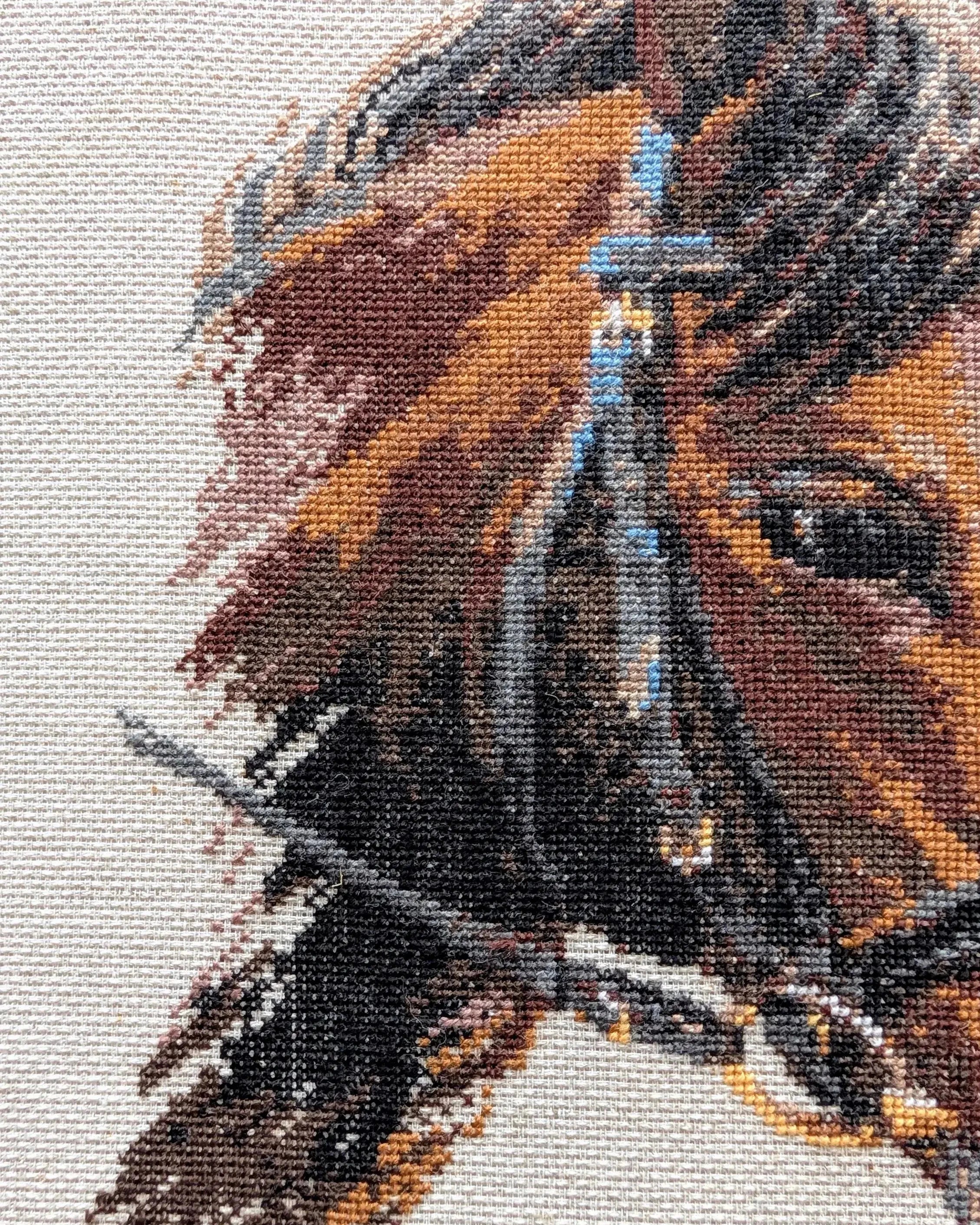 Brun Hest – RIOLIS Broderikit