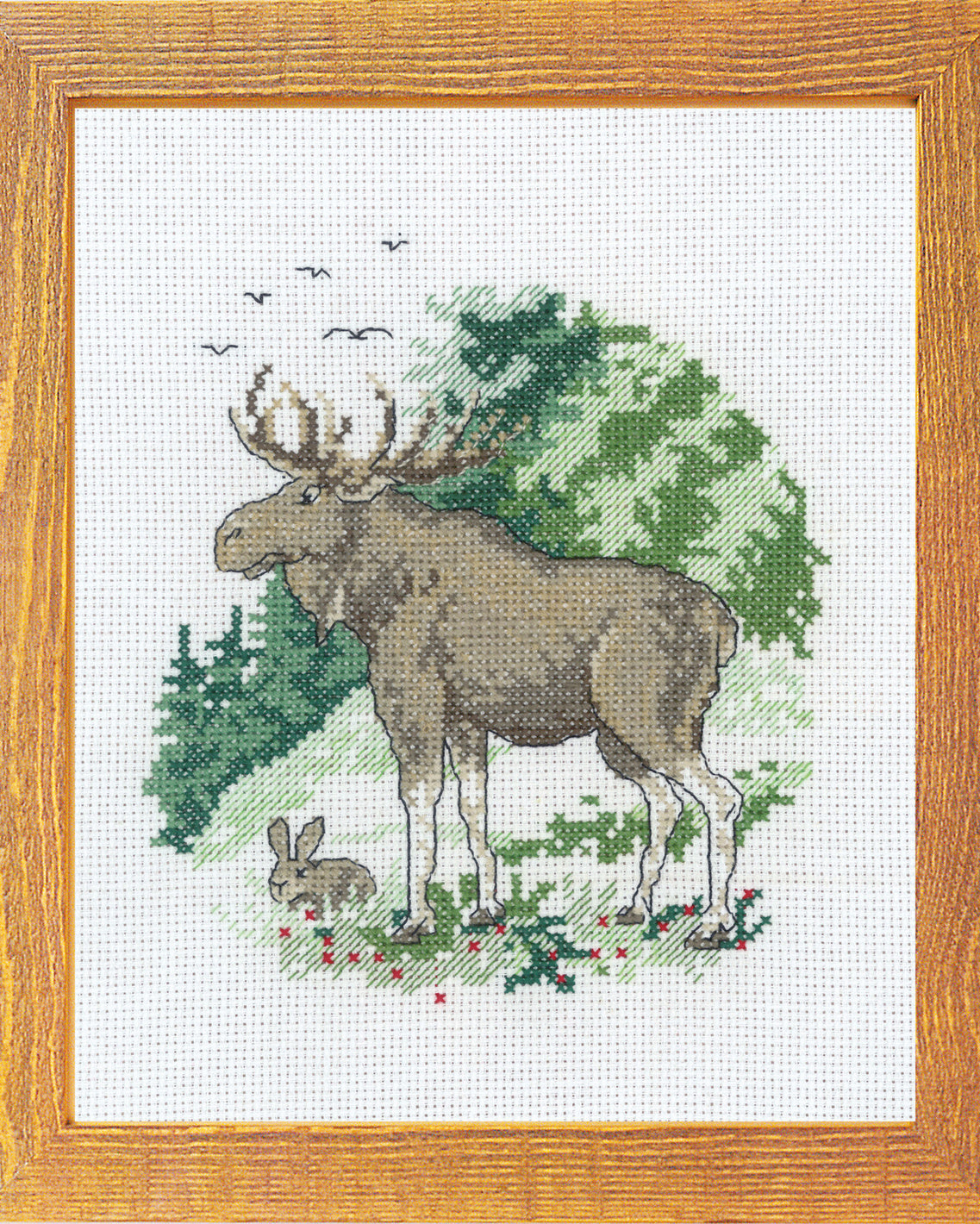 Elg – Broderikit (15x20 cm)