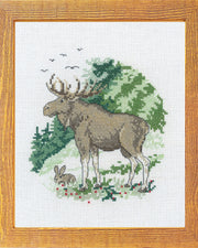 Elg – Broderikit (15x20 cm)