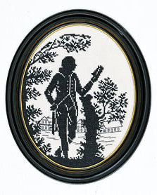 Herre Silhouet – Broderikit (20x25 cm)