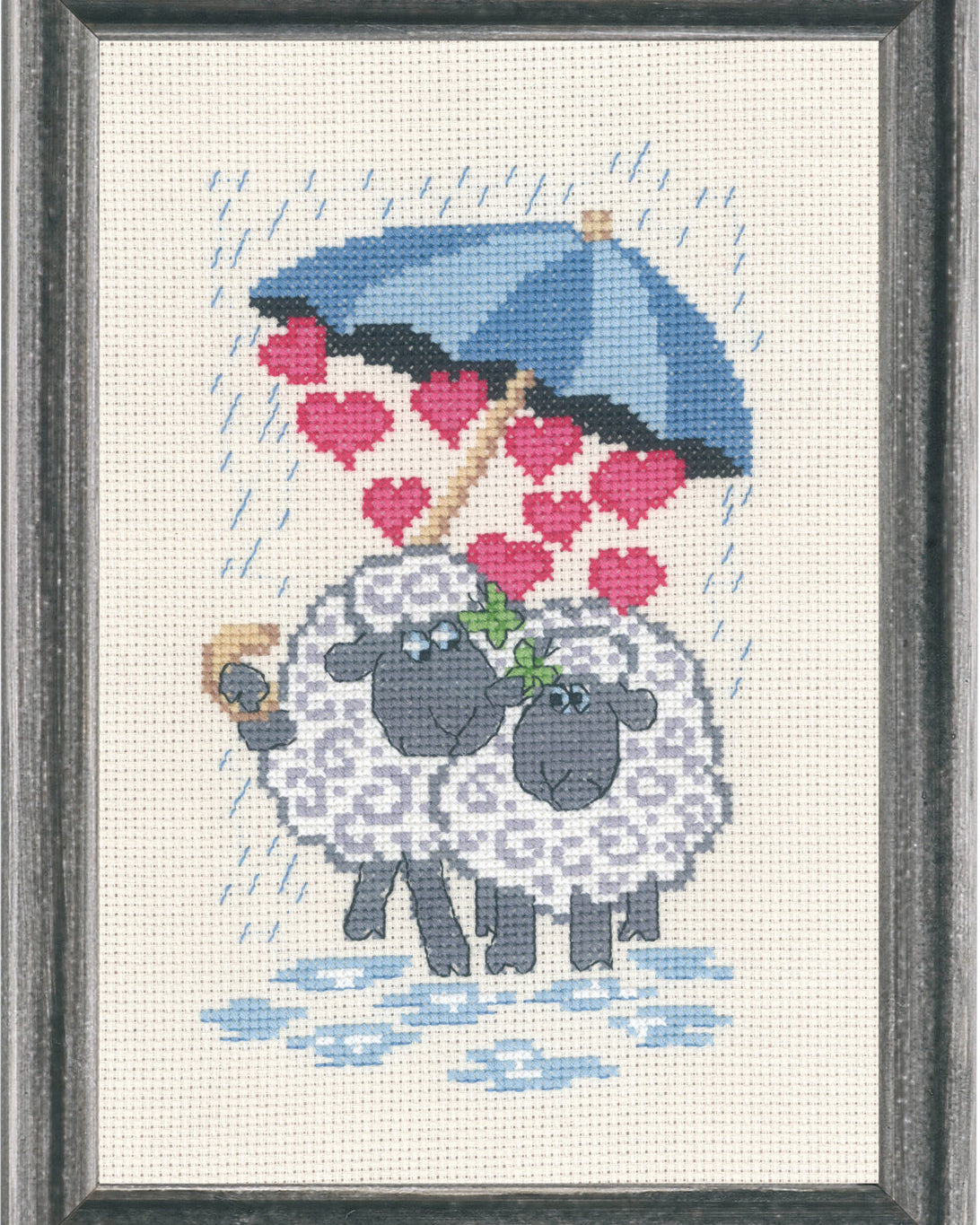 Fårekærlighed – Broderikit (15x22 cm)