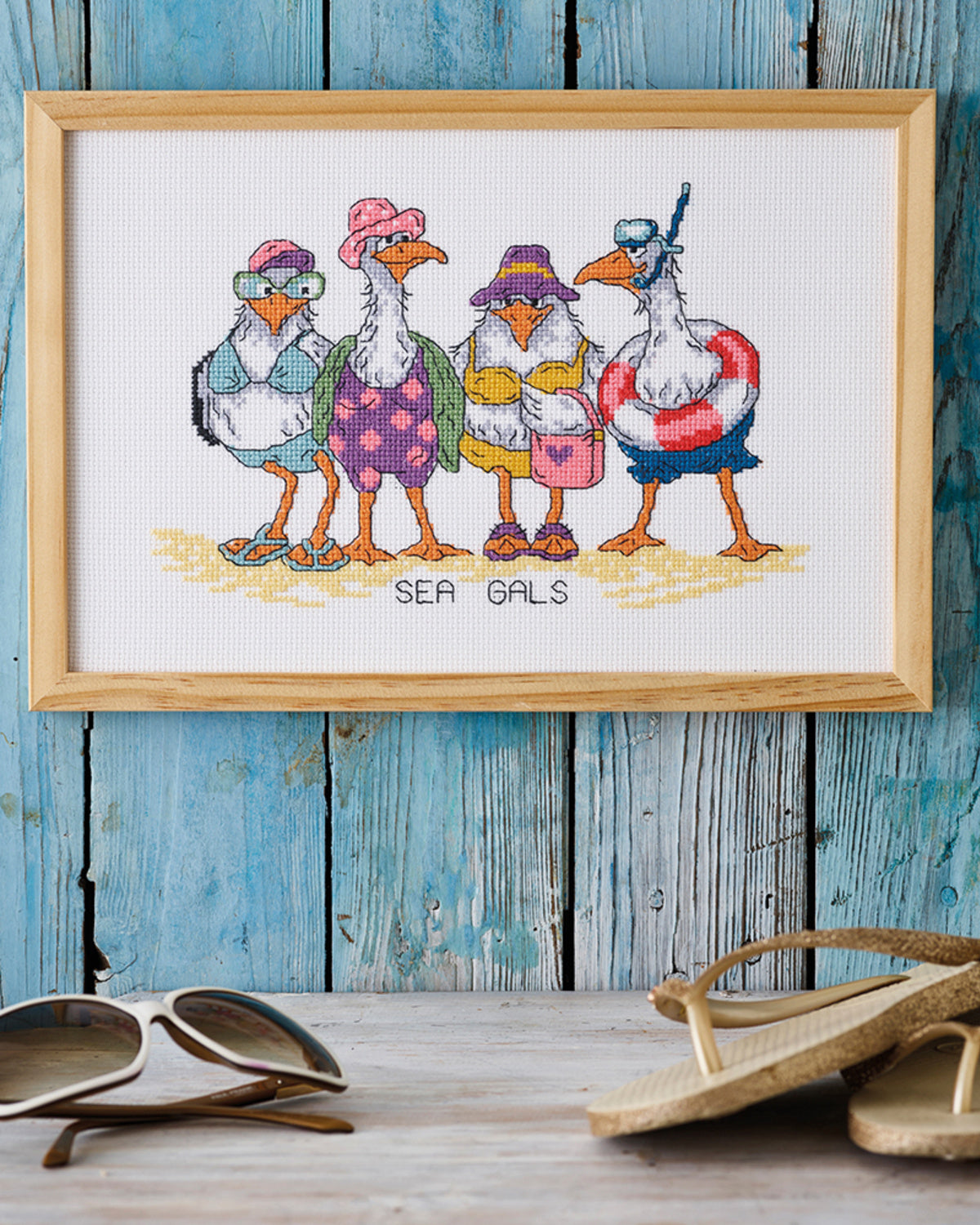 Sea Gals – Broderikit (24x14 cm)