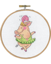 Danse Gris – Broderikit (Ø13 cm)