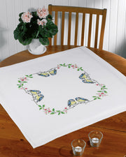 Fugle dug – Broderikit (80 x 80 cm)