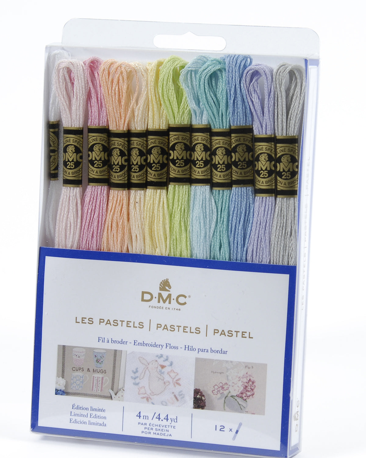 DMC Moulinégarn Pastels – Garnpakke (12 dukker)