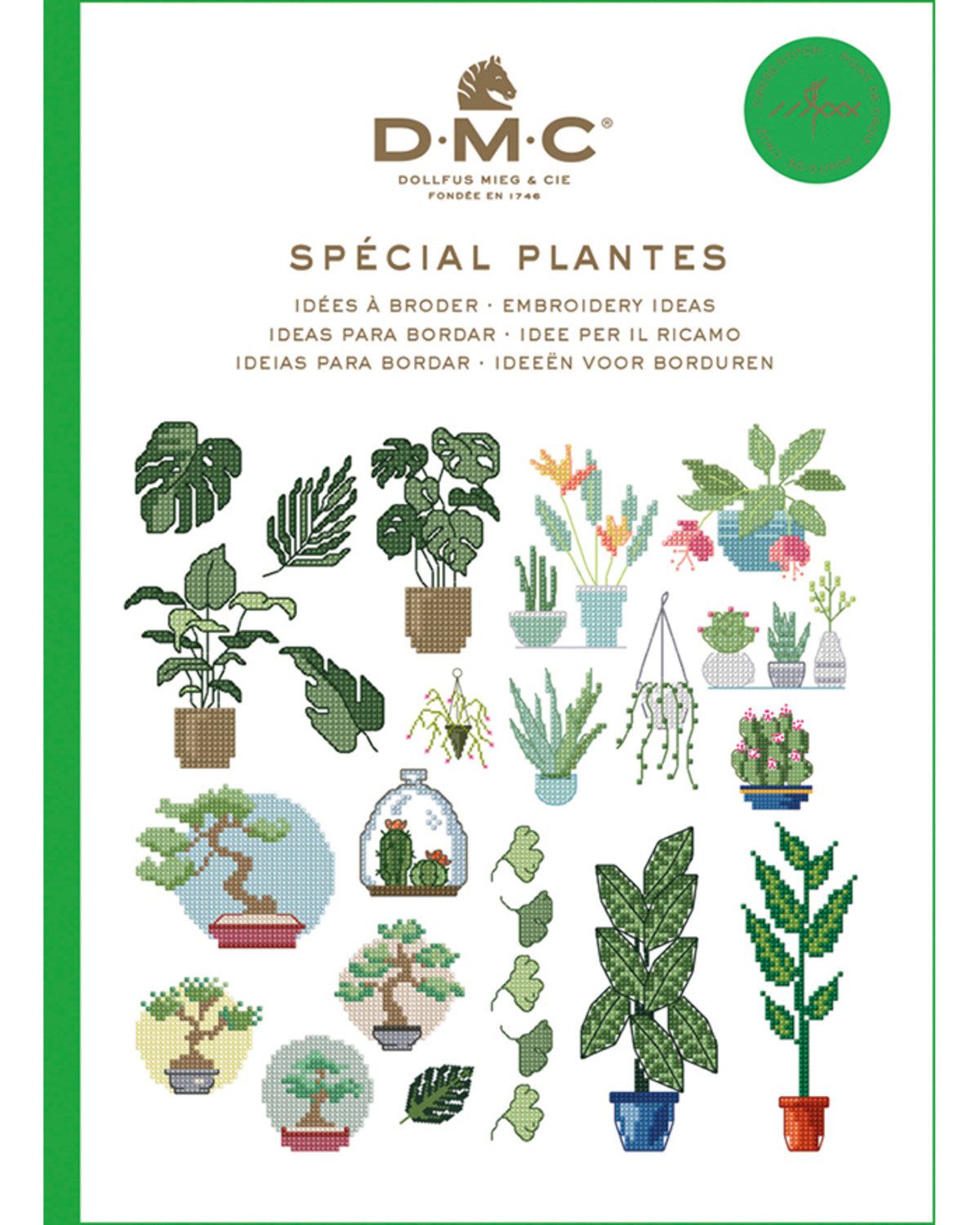 Mini DMC broderibog – Plante Motiver