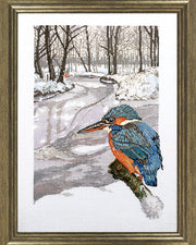 Isfugl – Broderikit (26x35 cm)